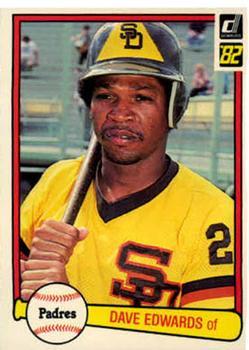 #247 Dave Edwards - San Diego Padres - 1982 Donruss Baseball