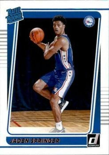 #247 Jaden Springer - Philadelphia 76ers - 2021-22 Donruss Basketball