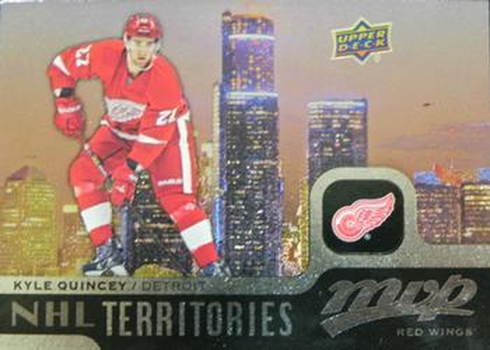 #247 Kyle Quincey - Detroit Red Wings - 2015-16 Upper Deck MVP Hockey