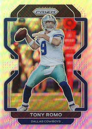#247 Tony Romo - Dallas Cowboys - 2021 Panini Prizm - Silver Football