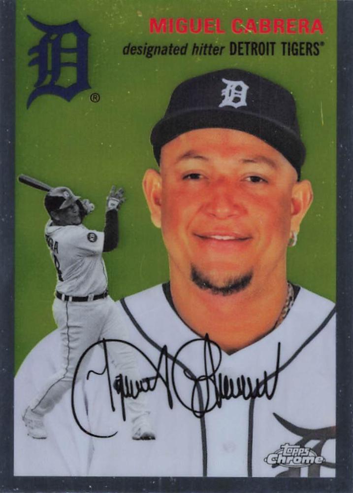 #248 Miguel Cabrera - Detroit Tigers - 2023 Topps Chrome Platinum Anniversary Baseball
