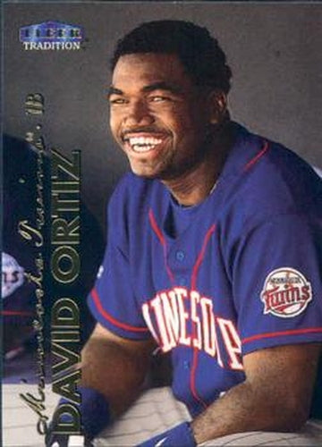 #248 David Ortiz - Minnesota Twins - 1999 Fleer Tradition Baseball