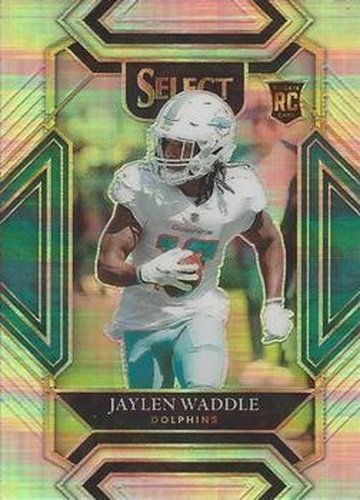 #248 Jaylen Waddle - Miami Dolphins - 2021 Panini Select - Silver Prizm Football