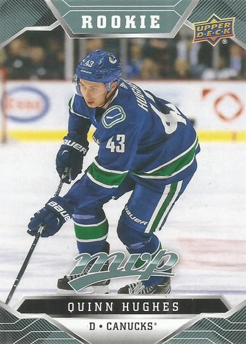 #248 Quinn Hughes - Vancouver Canucks - 2019-20 Upper Deck MVP Hockey