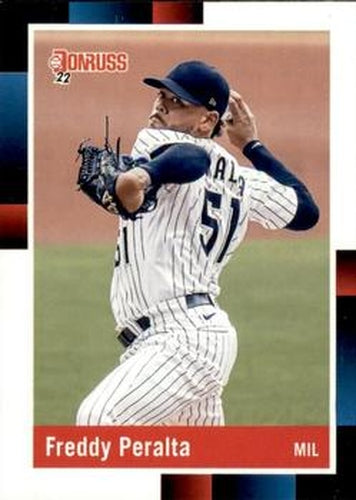 #249 Freddy Peralta - Milwaukee Brewers - 2022 Donruss Baseball