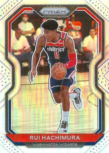 #249 Rui Hachimura - Washington Wizards - 2020-21 Panini Prizm - Silver Prizms Basketball