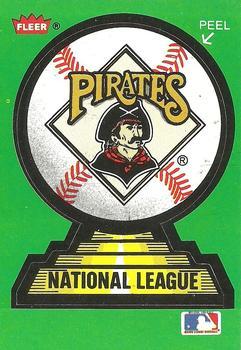 #24 Pittsburgh Pirates - Pittsburgh Pirates - 1988 Fleer - Team Stickers Baseball