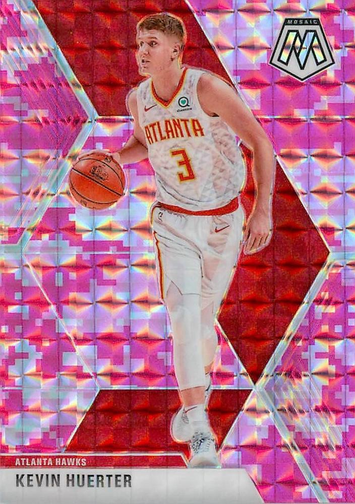 #24 Kevin Huerter - Atlanta Hawks - 2019-20 Panini Mosaic - Camo Pink Basketball