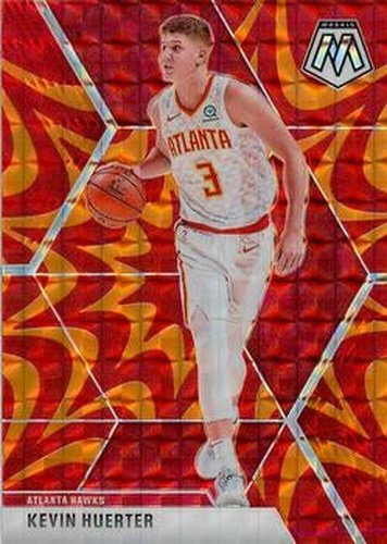 #24 Kevin Huerter - Atlanta Hawks - 2019-20 Panini Mosaic - Reactive Orange Basketball