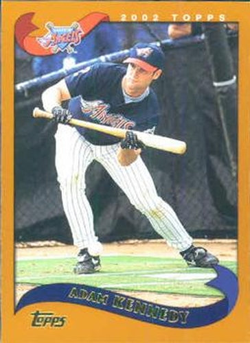 #24 Adam Kennedy - Anaheim Angels - 2002 Topps Baseball