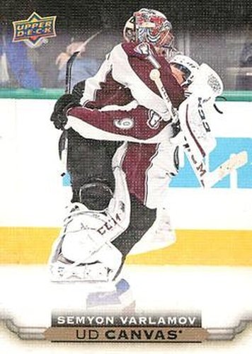 #C24 Semyon Varlamov - Colorado Avalanche - 2015-16 Upper Deck - UD Canvas Hockey