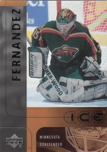#24 Manny Fernandez - Minnesota Wild - 2001-02 Upper Deck Ice Hockey