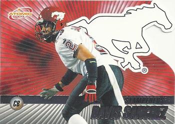 #24 Davis Sanchez - Calgary Stampeders - 2003 Pacific Atomic CFL Football