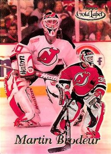 #24 Martin Brodeur - New Jersey Devils - 1999-00 Topps Gold Label Hockey