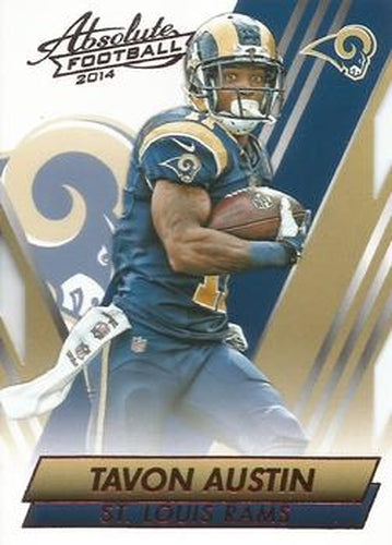 #24 Tavon Austin - St. Louis Rams - 2014 Panini Absolute - Red Football
