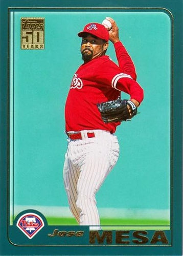 #T24 Jose Mesa - Philadelphia Phillies - 2001 Topps Traded & Rookies Baseball