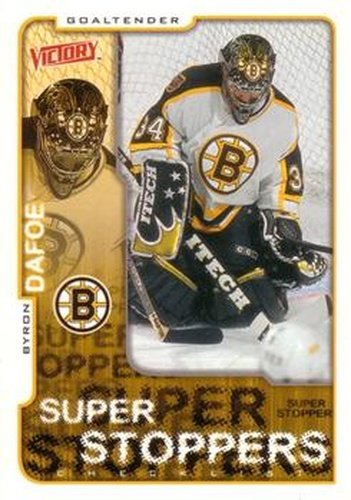 #24 Byron Dafoe - Boston Bruins - 2001-02 Upper Deck Victory Hockey