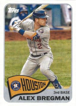 #T65-24 Alex Bregman - Houston Astros - 2021 Topps - 1965 Topps Redux Baseball