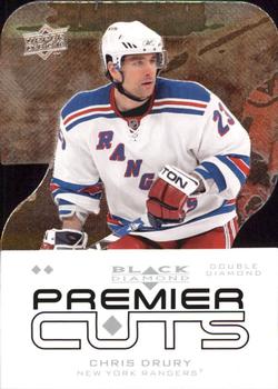 #PDC24 Chris Drury - New York Rangers - 2008-09 Upper Deck Black Diamond - Premier Die Cut Hockey