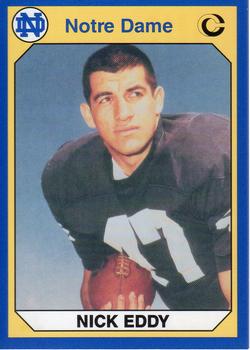 #24 Nick Eddy - Notre Dame Fighting Irish - 1990 Collegiate Collection Notre Dame Football