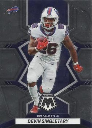 #24 Devin Singletary - Buffalo Bills - 2022 Panini Mosaic Football
