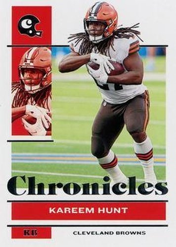 #24 Kareem Hunt - Cleveland Browns - 2021 Panini Chronicles Football
