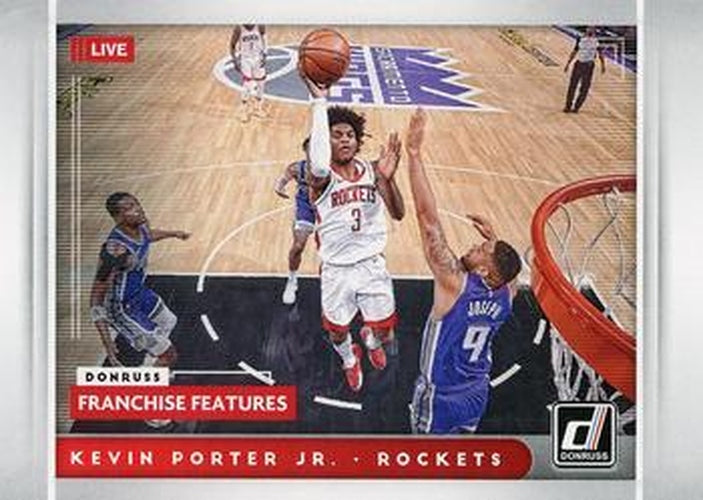 #24 Kevin Porter Jr. - Houston Rockets - 2021-22 Donruss - Franchise Features Basketball