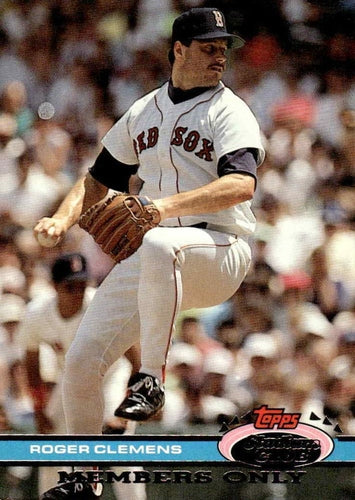 #NNO Roger Clemens - Boston Red Sox - 1991 Stadium Club Members Only