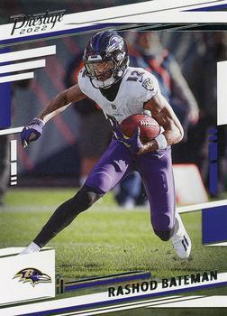 #24 Rashod Bateman - Baltimore Ravens - 2022 Panini Prestige Football