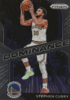 #24 Stephen Curry - Golden State Warriors - 2020-21 Panini Prizm - Dominance Basketball