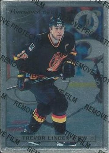 #24 Trevor Linden - Vancouver Canucks - 1996-97 Leaf Preferred - Steel Hockey