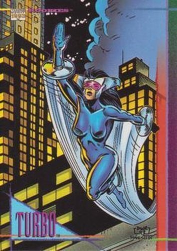 #24 Turbo - 1993 SkyBox Marvel Universe