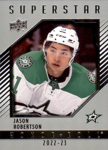 #HR-24 Jason Robertson - Dallas Stars - 2022-23 Upper Deck - Honor Roll Hockey
