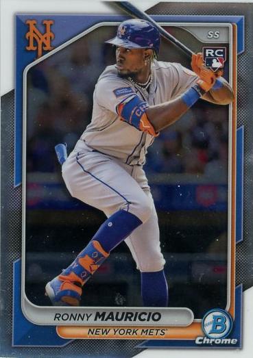 #24 Ronny Mauricio - New York Mets - 2024 Bowman Chrome Baseball