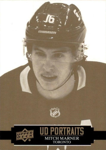 #P-24 Mitch Marner - Toronto Maple Leafs - 2021-22 Upper Deck - UD Portraits Hockey