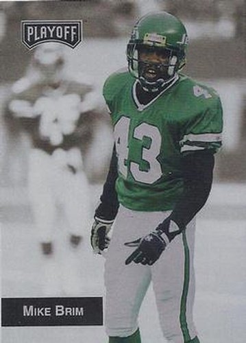 #24 Mike Brim - New York Jets - 1993 Playoff Football