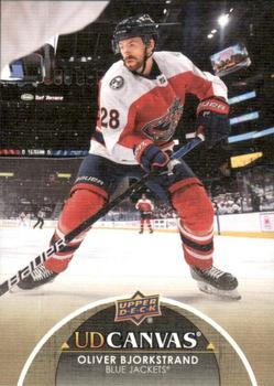 #C24 Oliver Bjorkstrand - Columbus Blue Jackets - 2021-22 Upper Deck - UD Canvas Hockey