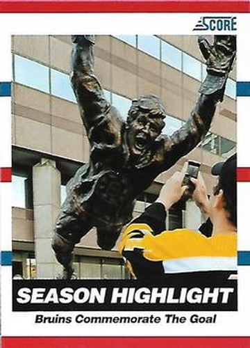#24 Bruins Commemorate the Goal - Boston Bruins - 2010-11 Score Hockey