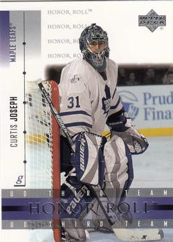 #24 Curtis Joseph - Toronto Maple Leafs - 2001-02 Upper Deck Honor Roll Hockey