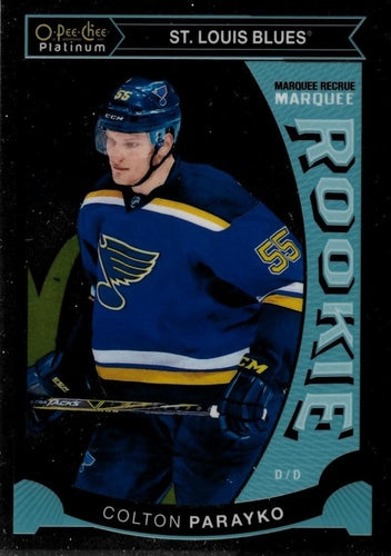 #M24 Colton Parayko - St. Louis Blues - 2015-16 O-Pee-Chee Platinum - Marquee Rookies Hockey
