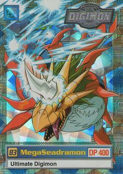 #24of32 83 MegaSeadramon - 2000 Upper Deck Digimon Series 2 - Silver Foil
