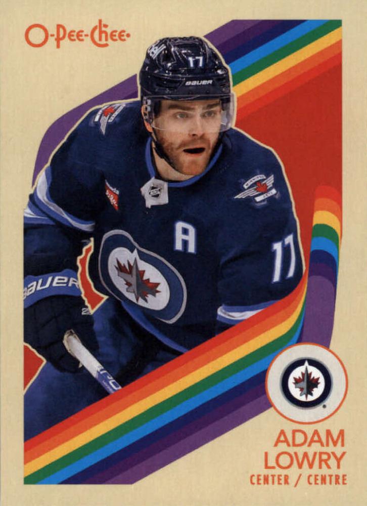 #250 Adam Lowry - Winnipeg Jets - 2023-24 O-Pee-Chee - Retro Hockey