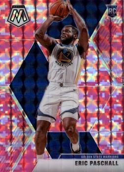 #250 Eric Paschall - Golden State Warriors - 2019-20 Panini Mosaic - Camo Pink Basketball