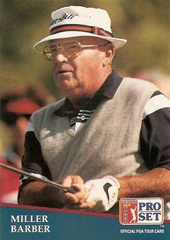 #250 Miller Barber - 1991 Pro Set PGA Tour Golf