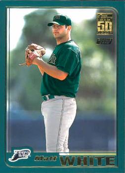 #T250 Matt White - Tampa Bay Devil Rays - 2001 Topps Traded & Rookies Baseball