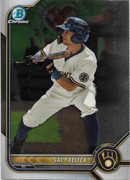 #BCP-250 Sal Frelick - Milwaukee Brewers - 2022 Bowman - Chrome Prospects Baseball