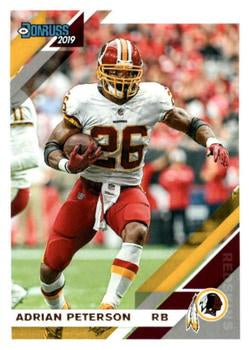 #250 Adrian Peterson - Washington Redskins - 2019 Donruss Football