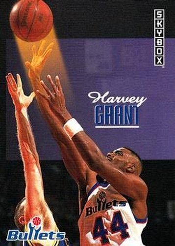 #250 Harvey Grant - Washington Bullets - 1992-93 SkyBox Basketball