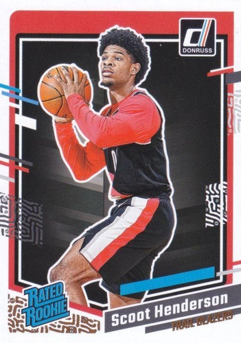 #250 Scoot Henderson - Portland Trail Blazers - 2023-24 Donruss Basketball