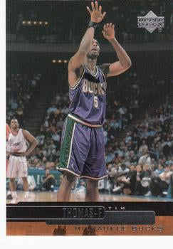 #250 Tim Thomas - Milwaukee Bucks - 1999-00 Upper Deck Basketball